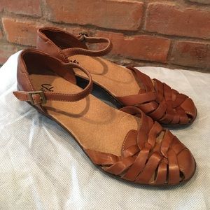 Clark’s Bendables NWOT leather flats